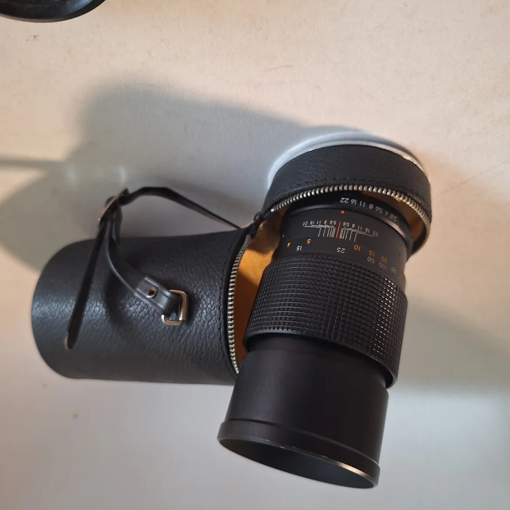 Black Camera Lens with Case